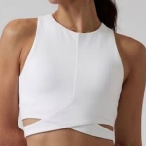 Athleta - conscious cut out crop top size L & XS